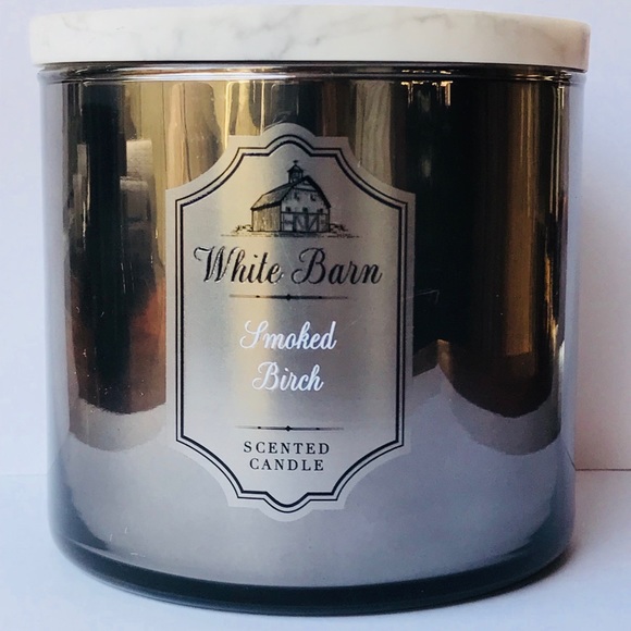 Bath Body Works Accents Smoked Birch Candle Poshmark